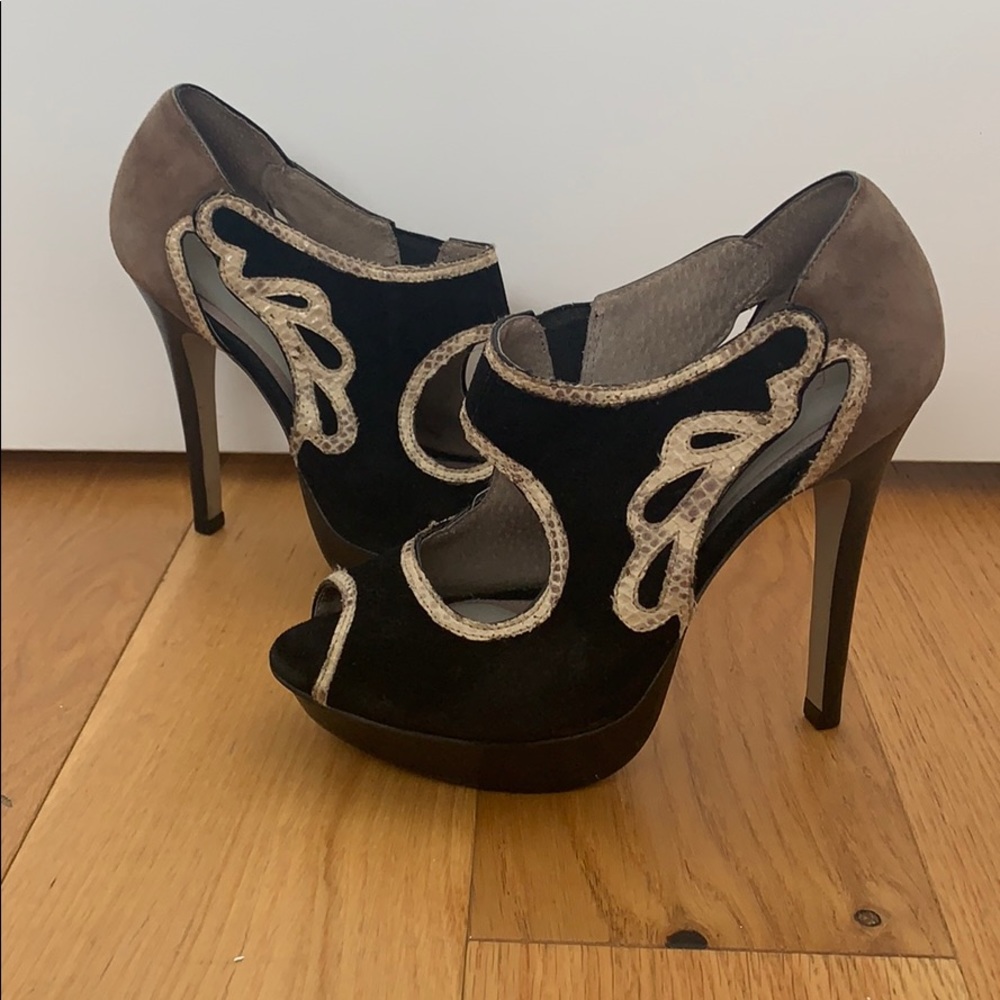 TopShop Platform Cut-Out Heels